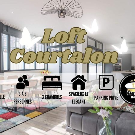 Apartmán Loft Courtalon - Haut Standing - Patio - Parking Prives Troyes Exteriér fotografie